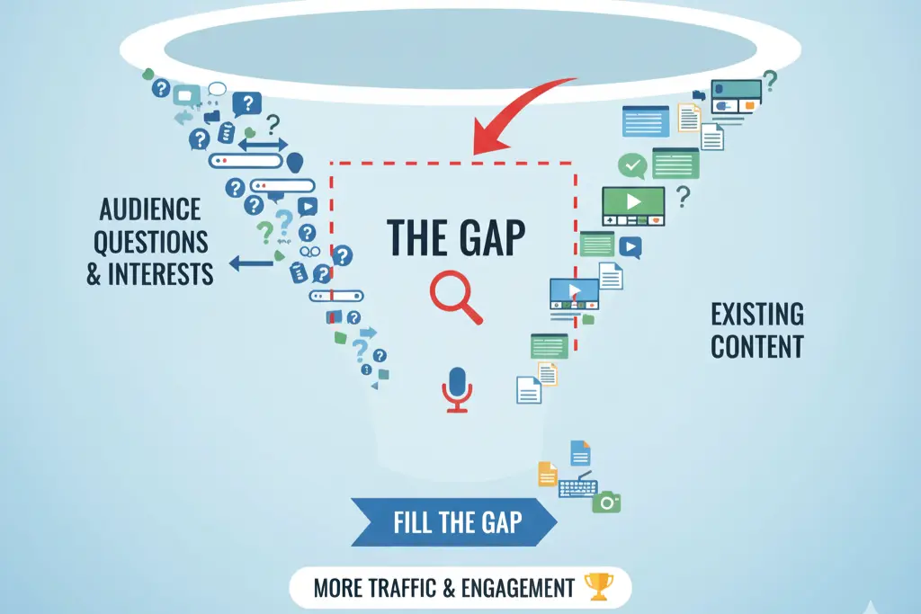 Content Gap Analysis Guide: How to Find Gaps with ContentIJ | Step-by-Step