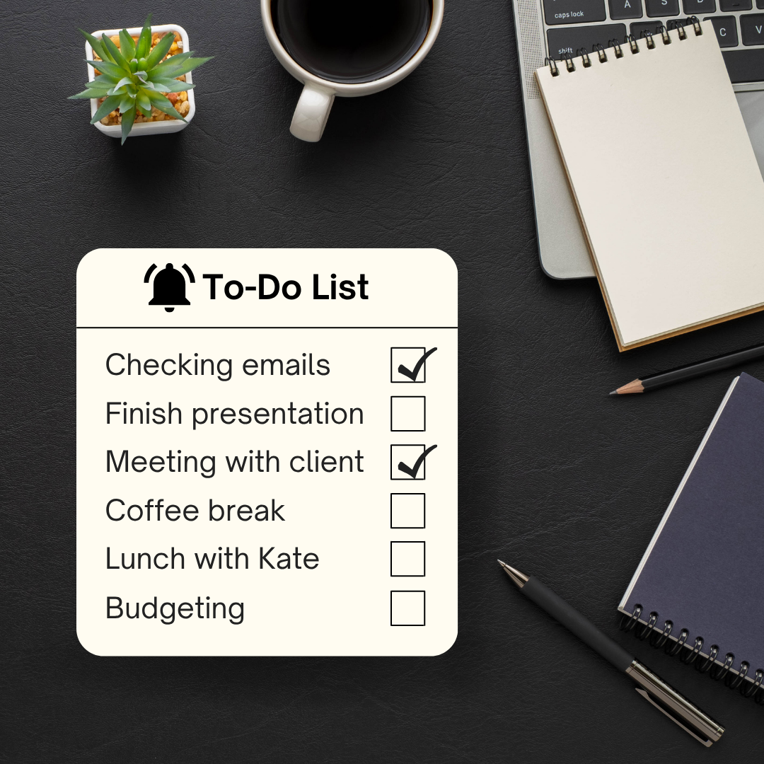 Keep past notes and rough drafts nearby while you fill the canvas