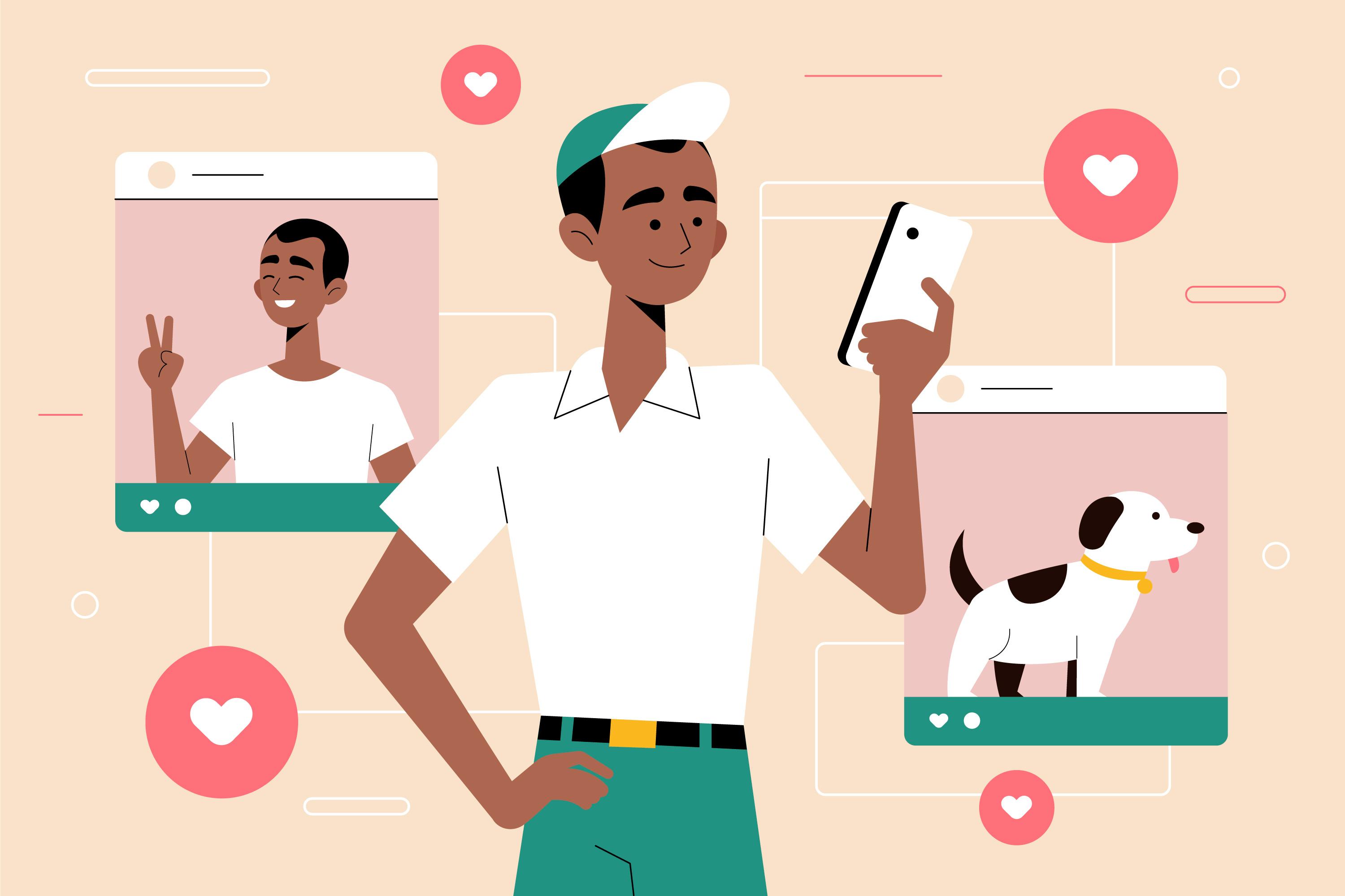 Instagram feed grid turning profile visitors into customers
