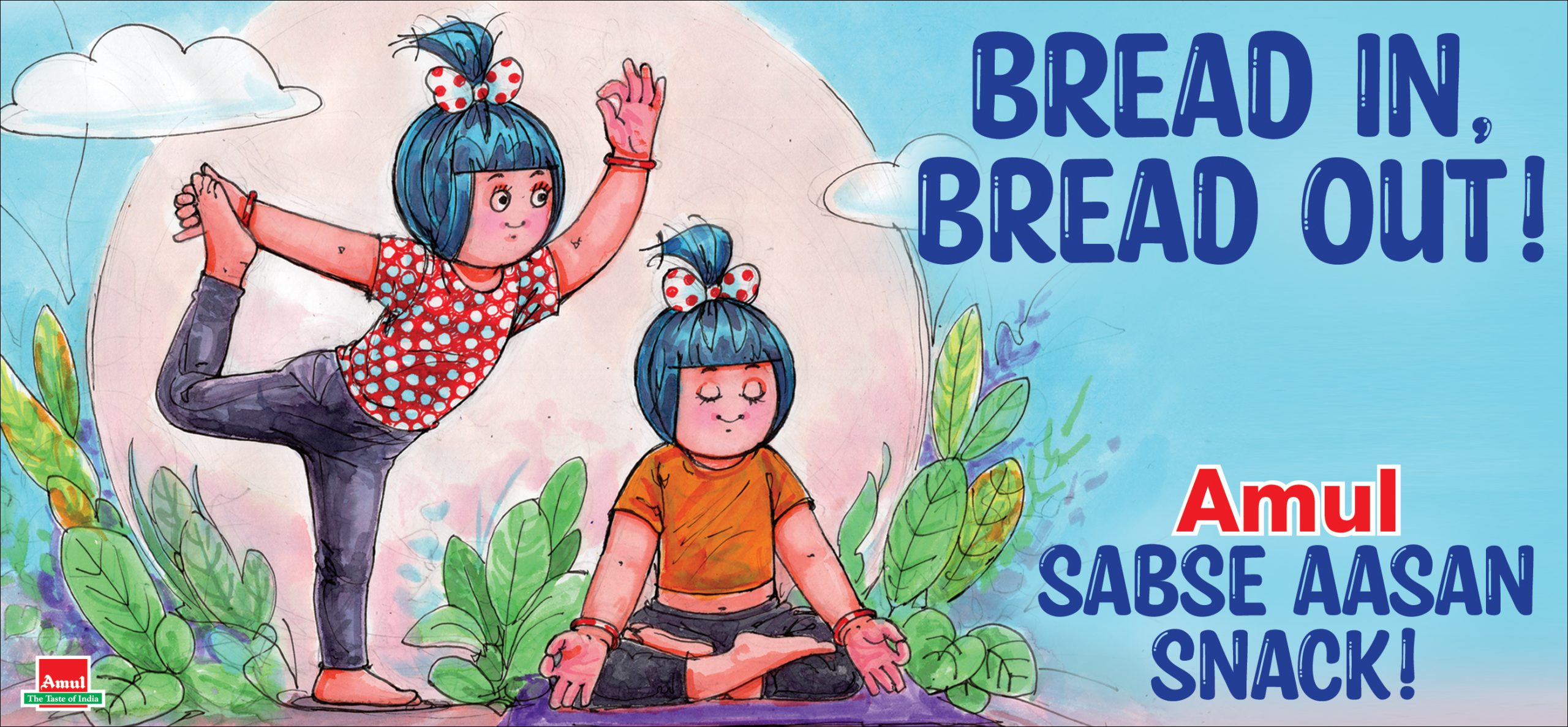 Amul topical ad poster using timely humor and cultural references