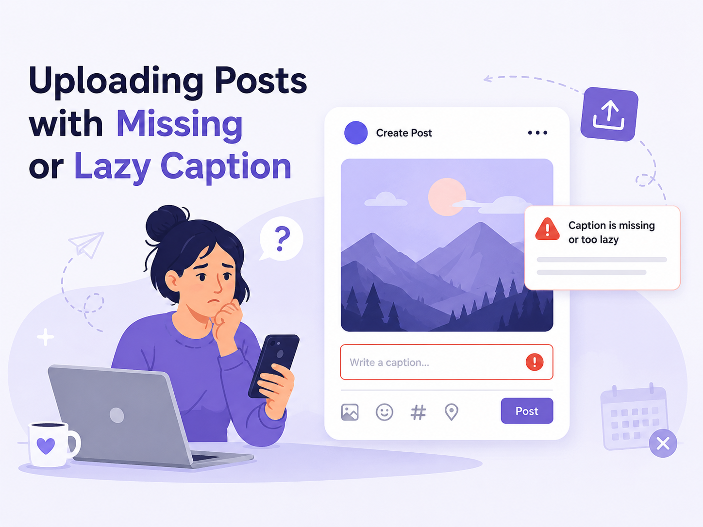 Instagram post with product image but no caption text
