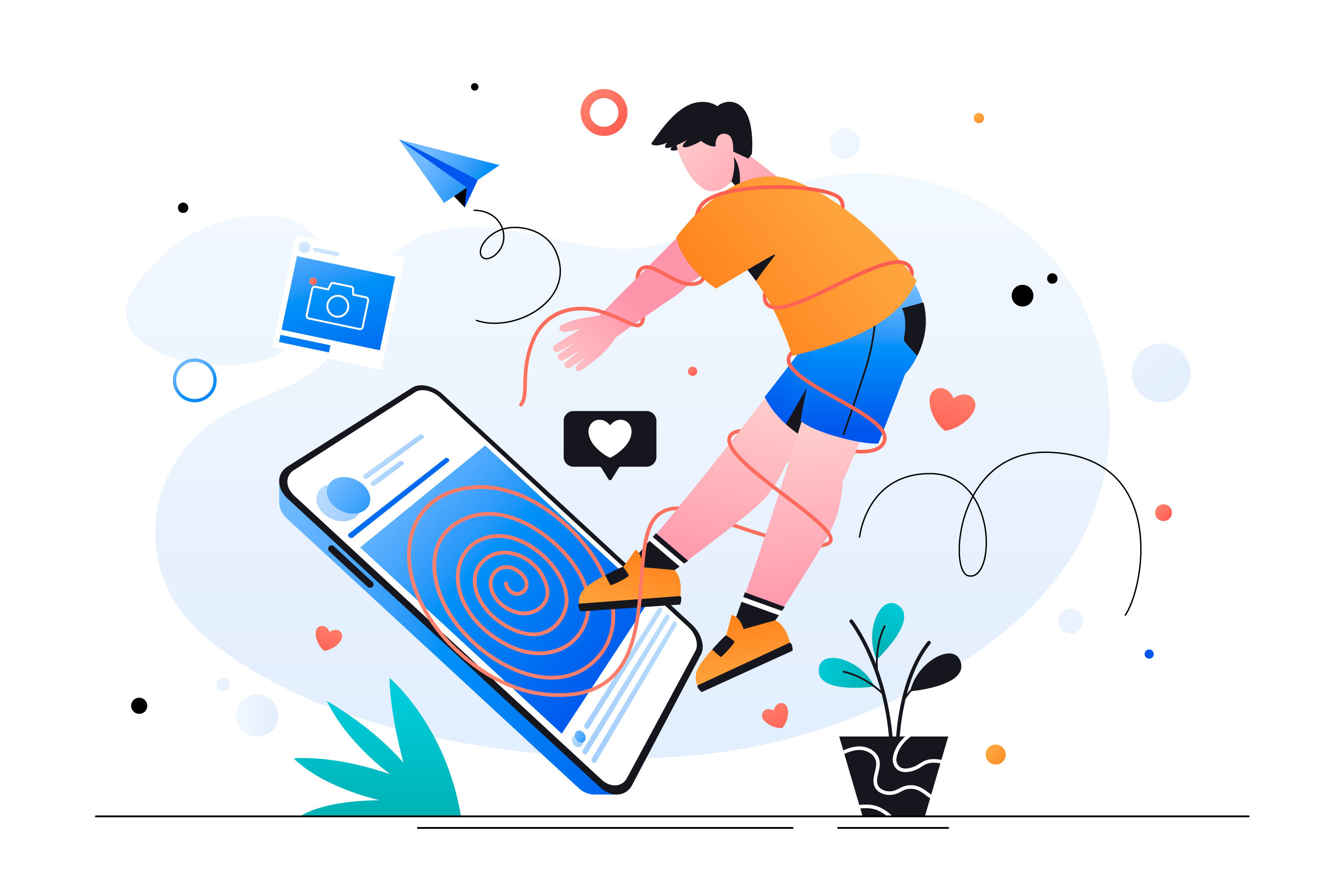 Instagram feed grid styled as a permanent brand storefront