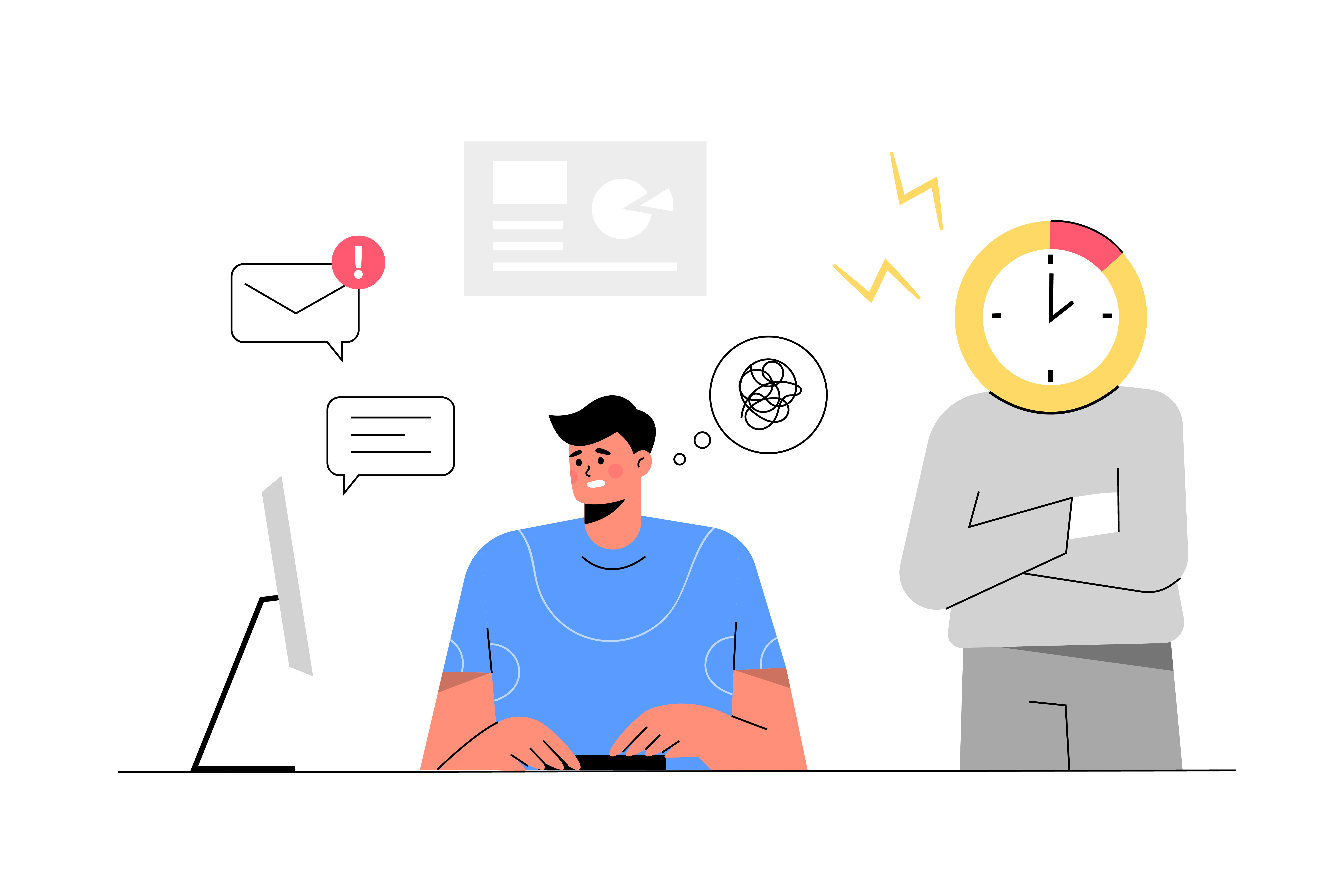 Founder overwhelmed while planning social media captions
